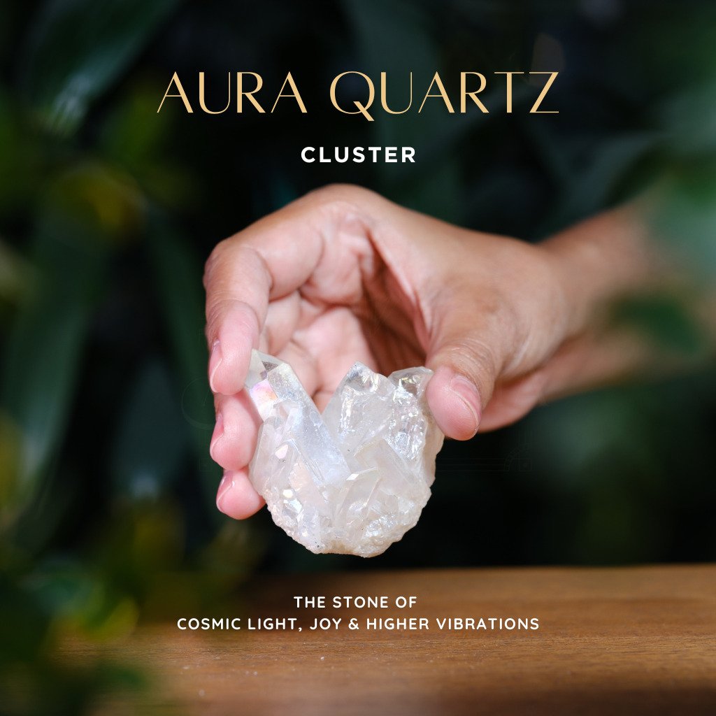 Aura Quartz Cluster